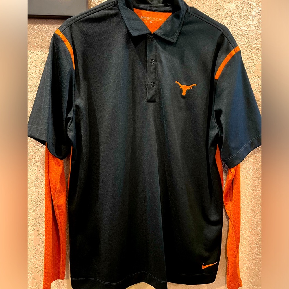 UT Longhorns long sleeve golf shirt